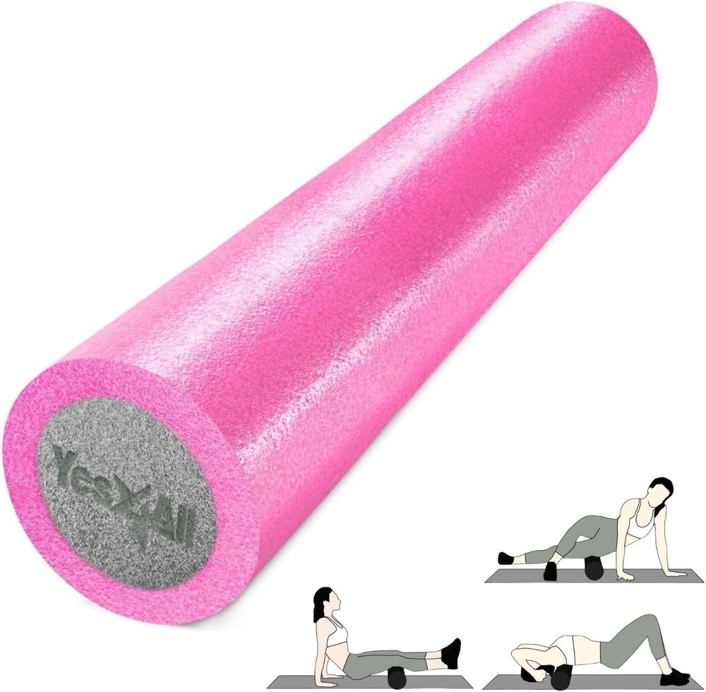 High-Density EPP Round Back Roller Foam Exercise Foam Roller Yoga Pilates &
