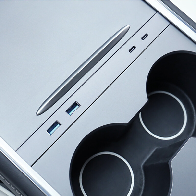 USB Hub Docking Station Center Console Smart Sensor for Tesla  Model 3 Model Y