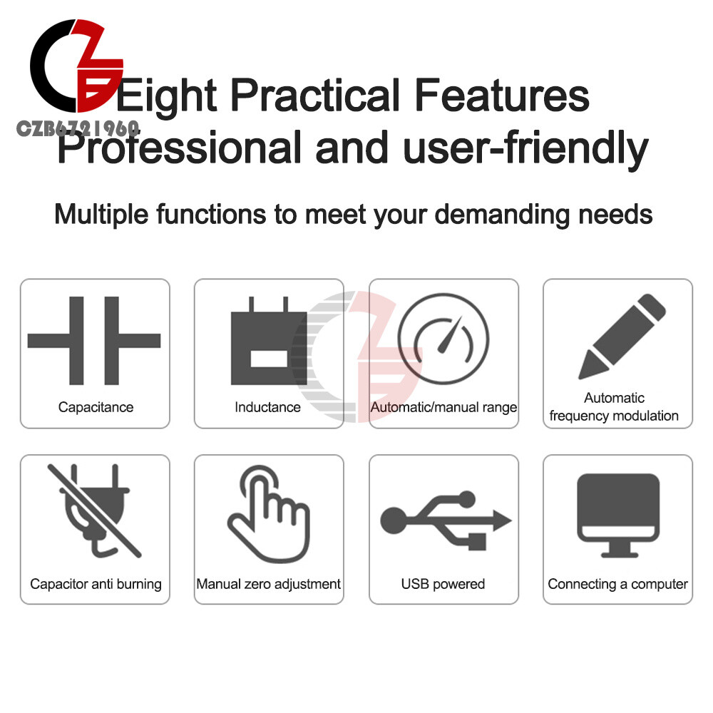 MLC500 Automatic Range Capacitance Inductance Meter Digital Capacitance Tester