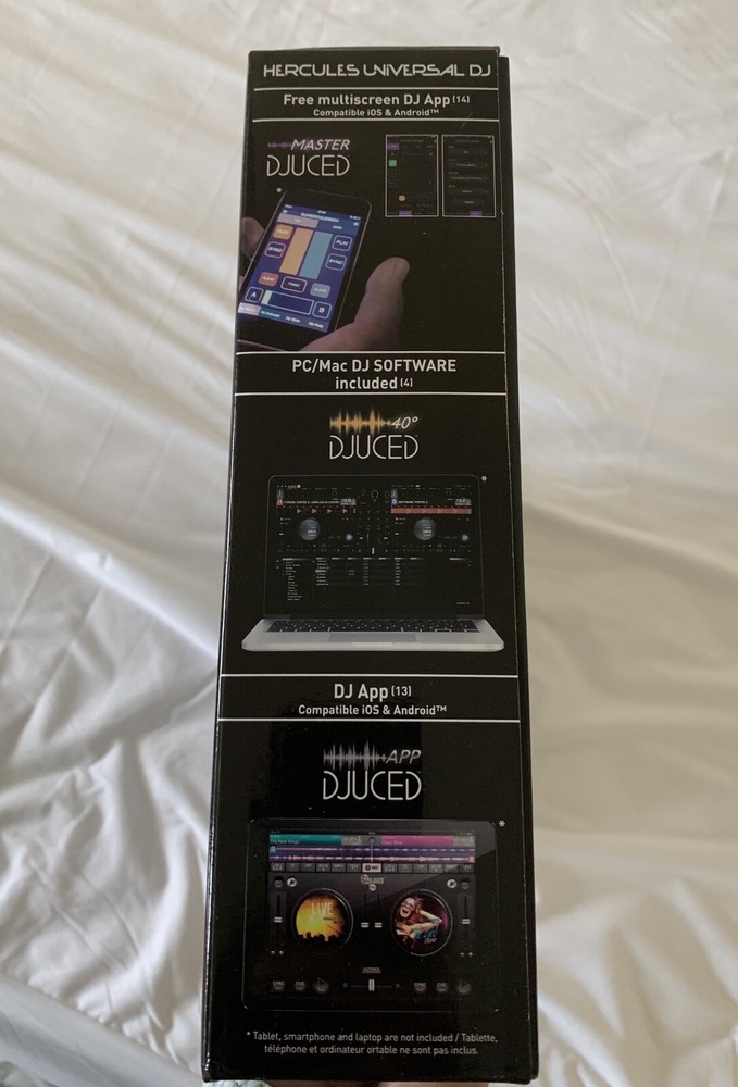 Hercules Universal DJ - Portable DJ Controller w/ Built-In Bluetooth