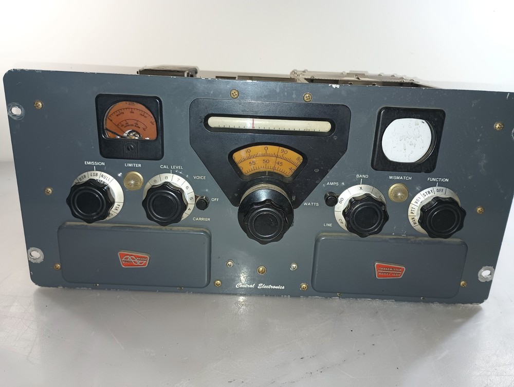 Central Electronics 100V Multiphase SSB Ham Transmitter Vintage Powers On