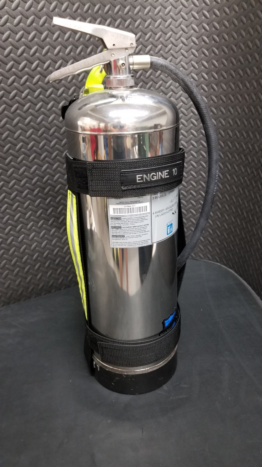 Firefighter Water Extinguisher Can Sling - PERSONALIZATION INCLUDED