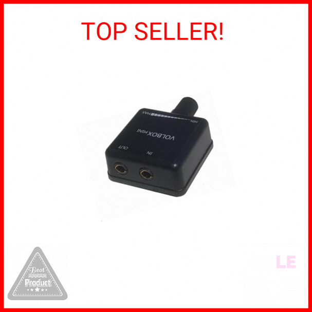 Volbox inline audio volume control attenuator 3.5mm 1/8" aux mini