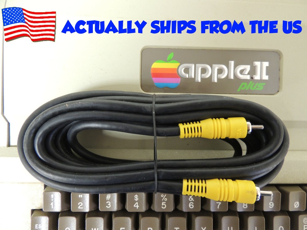 RCA Video Cable for Apple II Computer