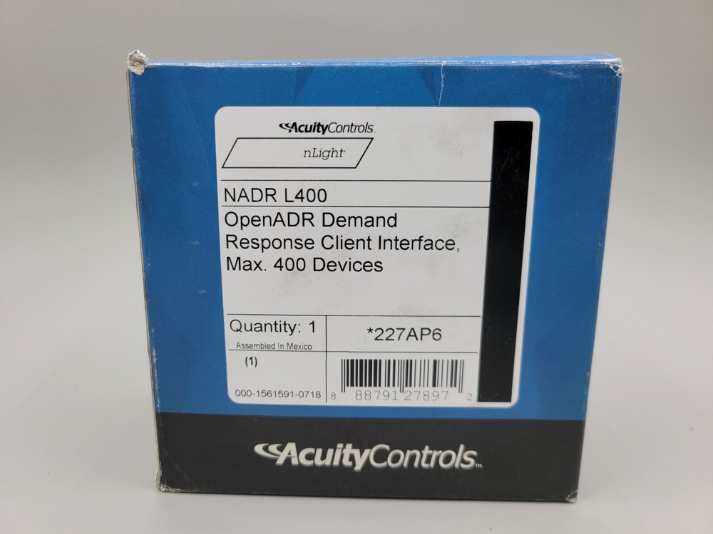 New Acuity nLight NADR L400 Open ADR Demand Response Client Lighting Interface