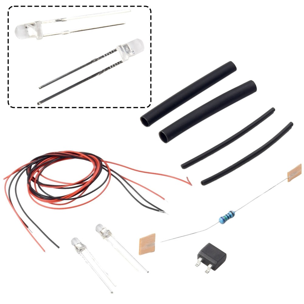 Replaceable Flicker Control Garden Decoration 3mm 9-12V Convenient Red