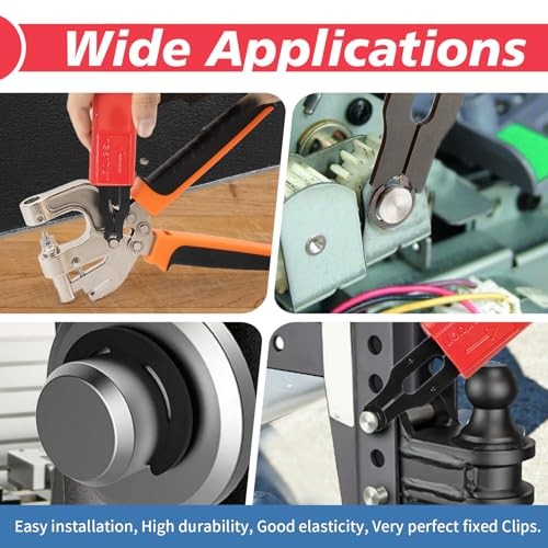E Clips Assortment Kit with Removal and Installation E Clip Tool - E Clips