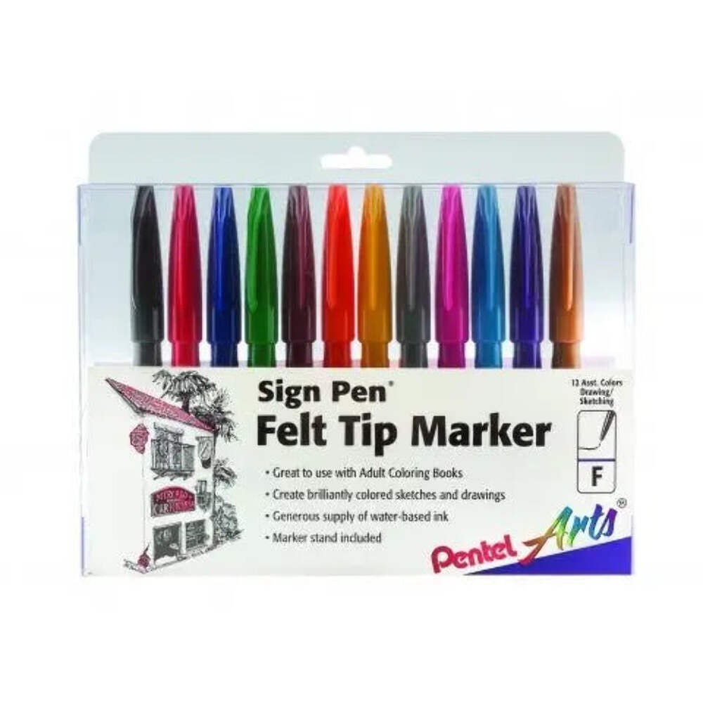 Pentel Sign Pen®, 12 Pack