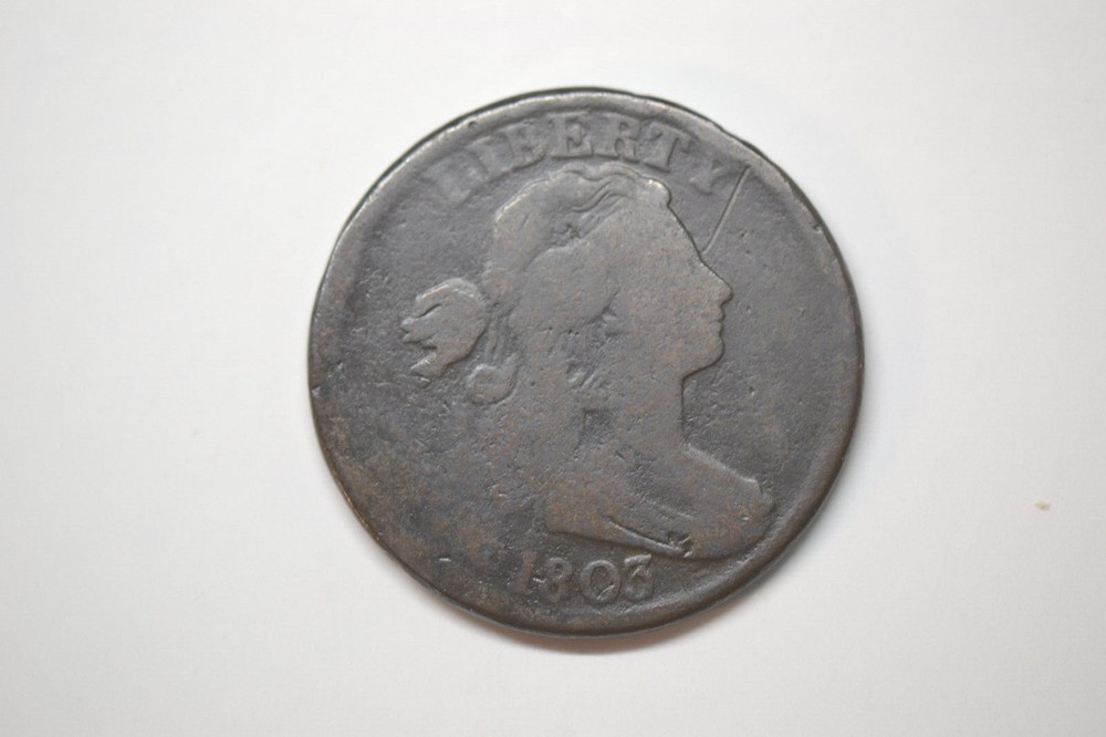 1803 Draped Bust Large Cent- Very Good/Fine