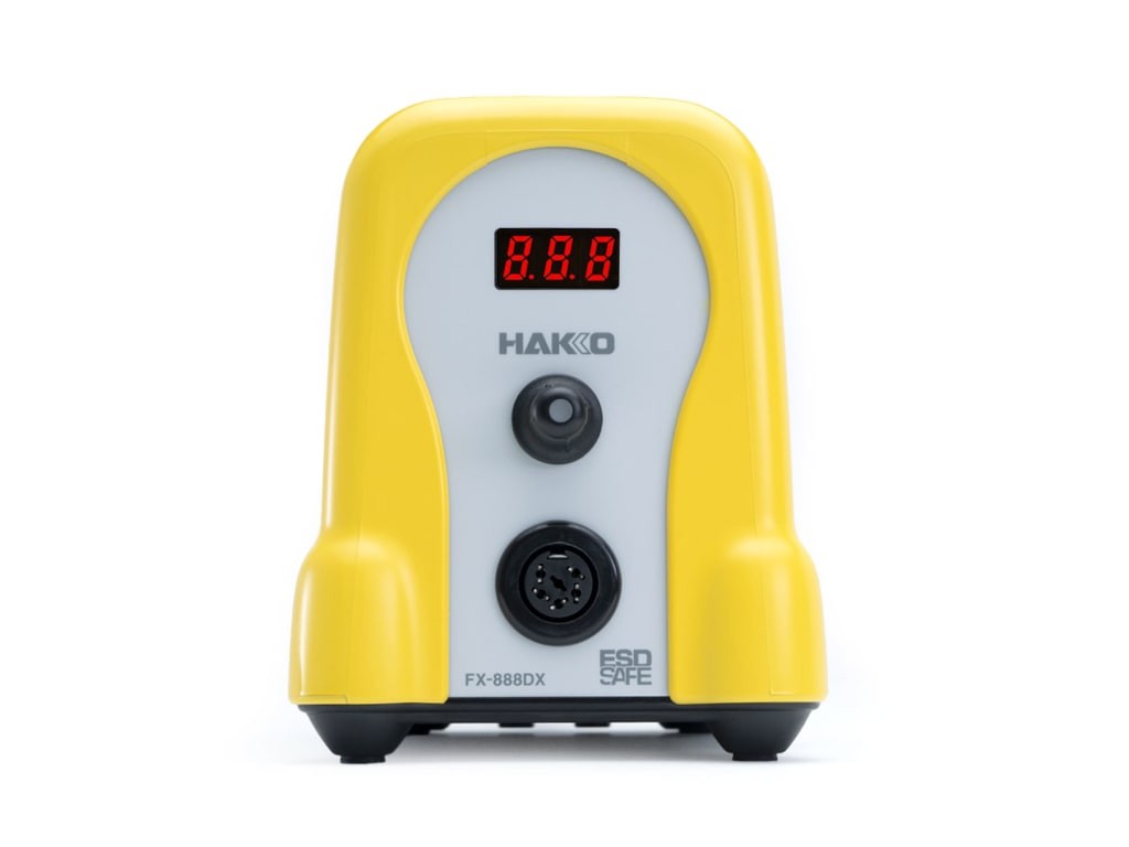 Hakko FX888DX-010YW - Digital Soldering Station with Rotary Encoder (Yellow