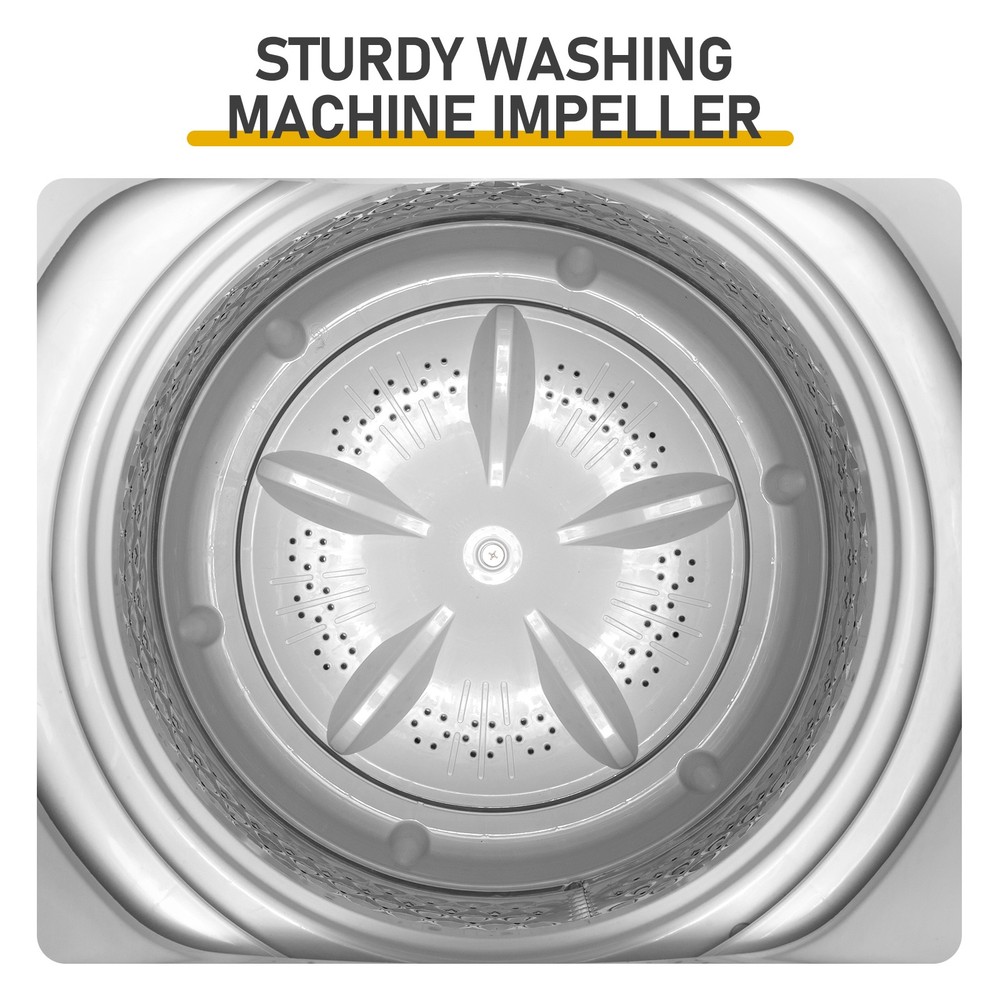 Full-Automatic Washing Machine Portable Compact Laundry Washer Spin w/Drain Pump