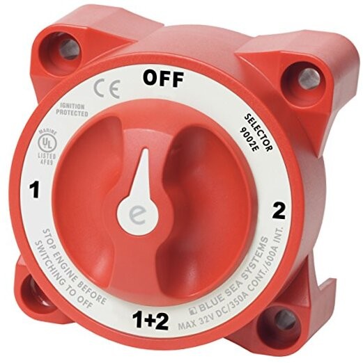 9002E e-Series Battery Selector 4 Position with Switch Selector 4 Pos. W/Afd