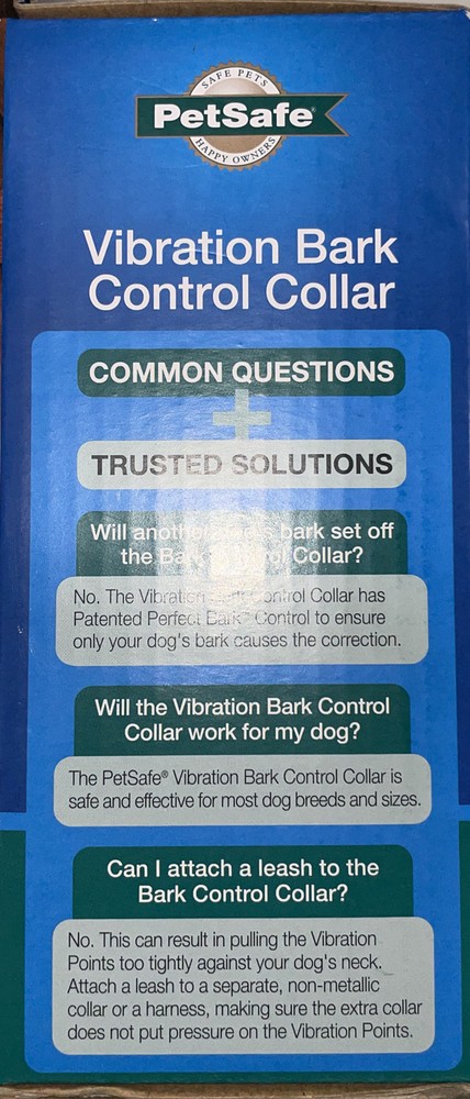 PetSafe Vibration Bark Control Collar PBC00-12789