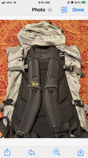 Dihedral Climbing Pack with Internal Frame NEW w/o tags