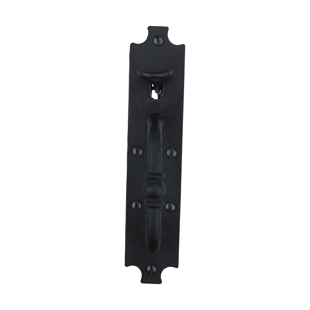 Black Cast Iron Norfolk Door Latches with Mounting Hardware Renovators Supply