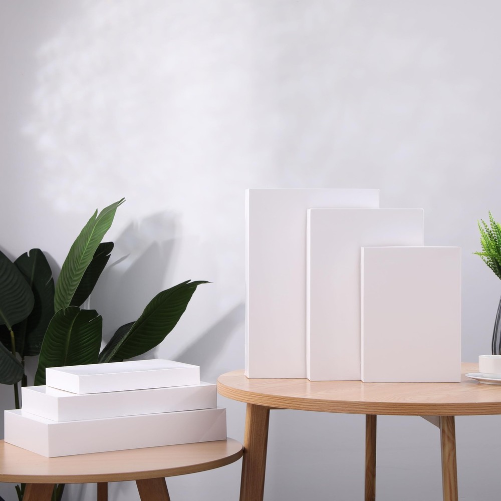 12 Pack White Gift Boxes with Lids Assorted Sizes (4 Boxes 11", 4 Boxes 14", ...