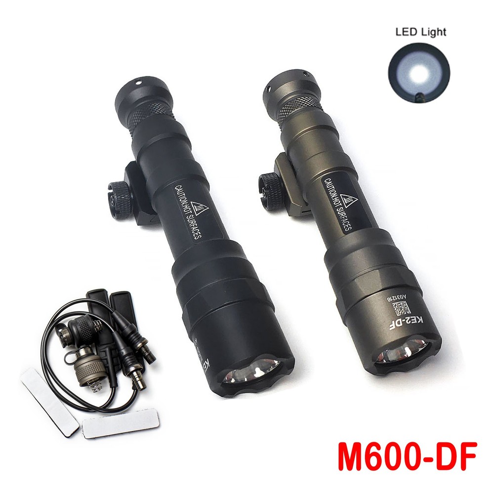 M600-DF LED Flashlight Weapon Light wIth Remote Pressure Switch Fit 20mm Rail