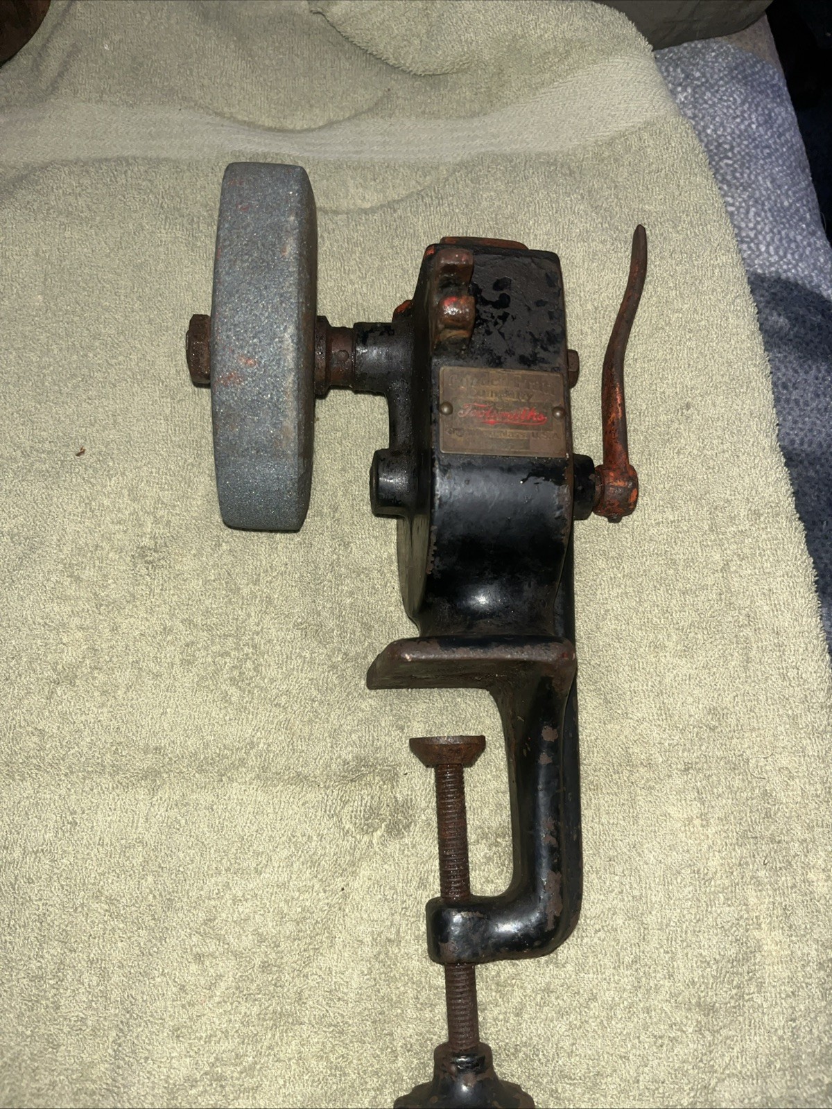 Goodell Pratt Bench Grinder No. 485 from Greenville Mass.