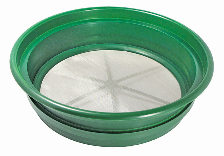 CLASSIFIER SIFTING PAN | 1/70" | STAINLESS STEEL SCREEN EARTH SIFTER STACKABLE