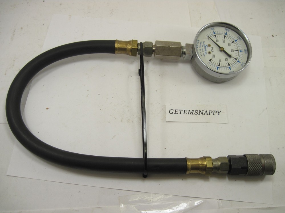 Snap On 800PSI Diesel Kilopascal Compression Tester Gauge MT33B NICE