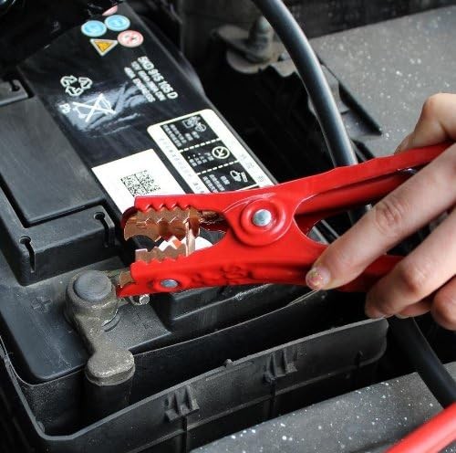 CARTMAN 4 Gauge 16 Feet Jumper Cables 300AMP Heavy Duty Open Box