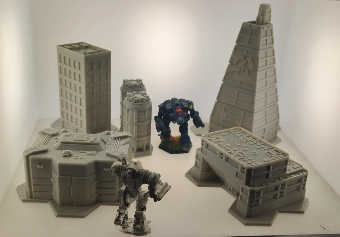 GREAT VALUE CITIES hex 6mm terrain FAST SHIP|Alternate Wargaming Miniature