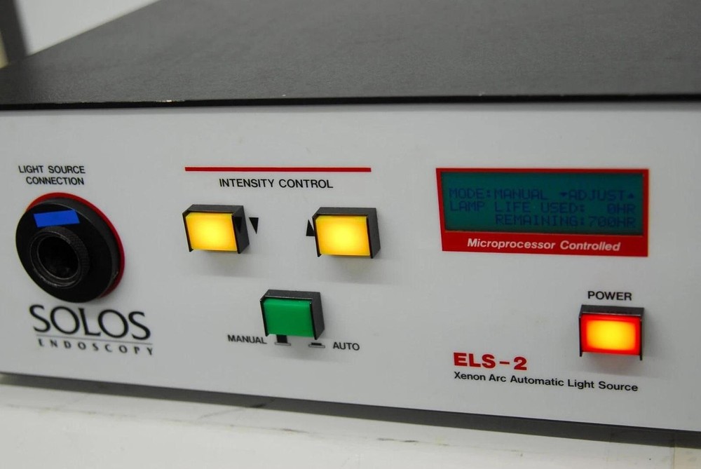 Solos Endoscopy ELS-2 Xenon Arc Automatic Light Source - READ DESCRIPTION