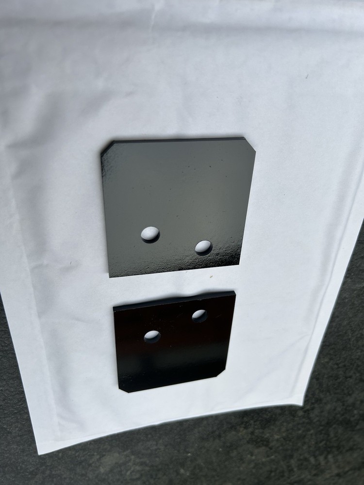 Transit Custom Rear Door Catch mount Strap reinforcement plates pair