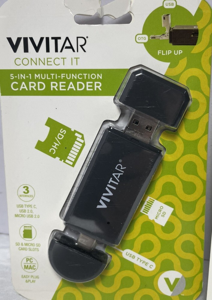 Vivitar Connect It Card Reader & Vivitar Transfer It Card Reader/Writer