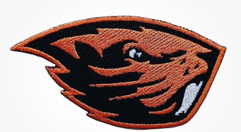 Oregon State ☝️Beavers 🦫 Iron On Patch 🏉🏀