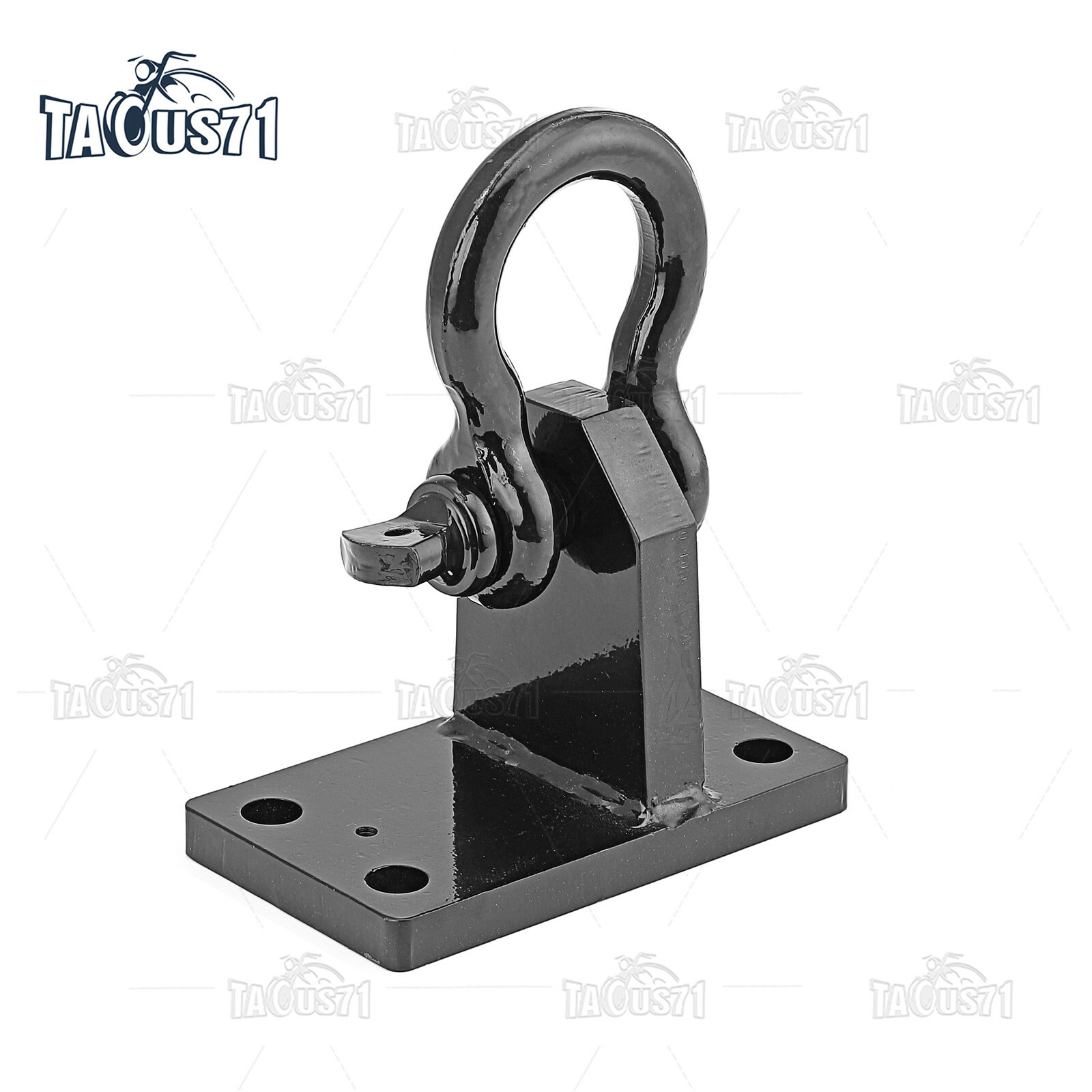 Front Tow Hooks Shackle Bracket Kit For 2010-2017 2018 2019 Ram 2500/3500/4500