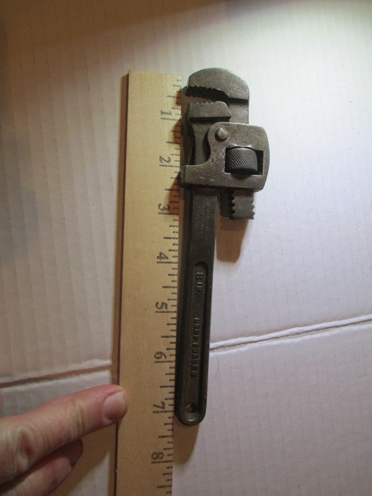 Vintage JP Danielson 8” Pipe Wrench NICE B45