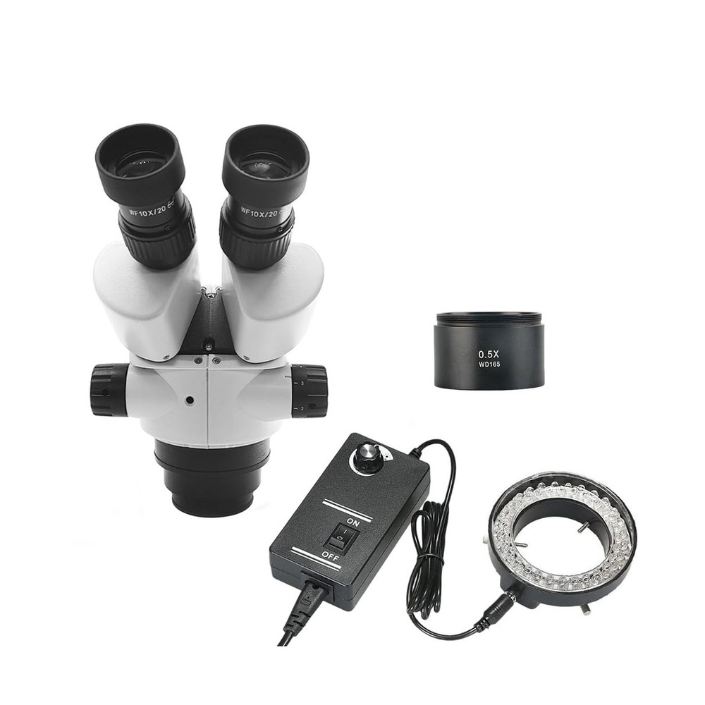 White Binocular Head for Stereo Microscope – Replacement Viewing Accessory