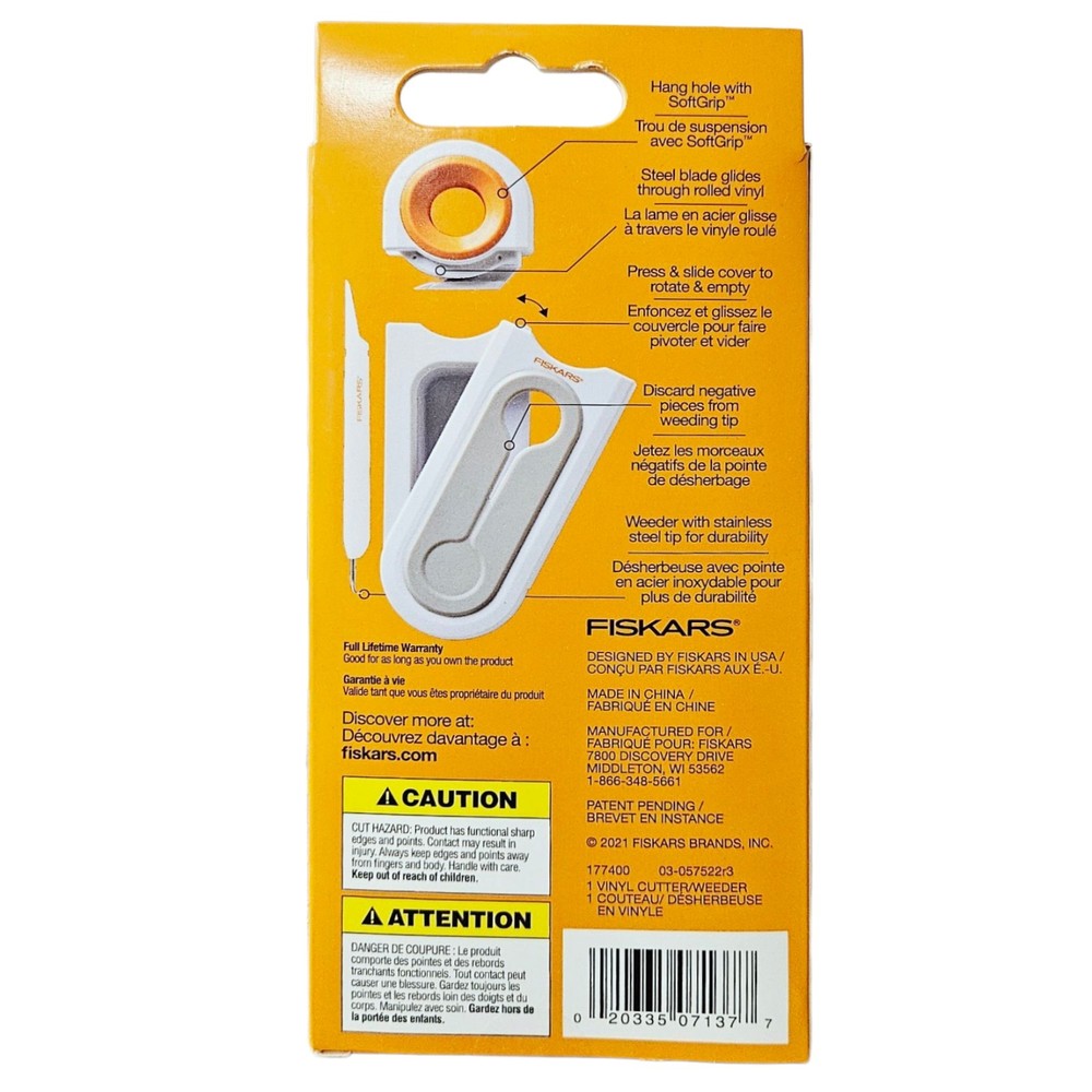 2-Pack Fiskars 3-in-1 Vinyl Weeding Multi-Tools Bundle Package Qty. 2