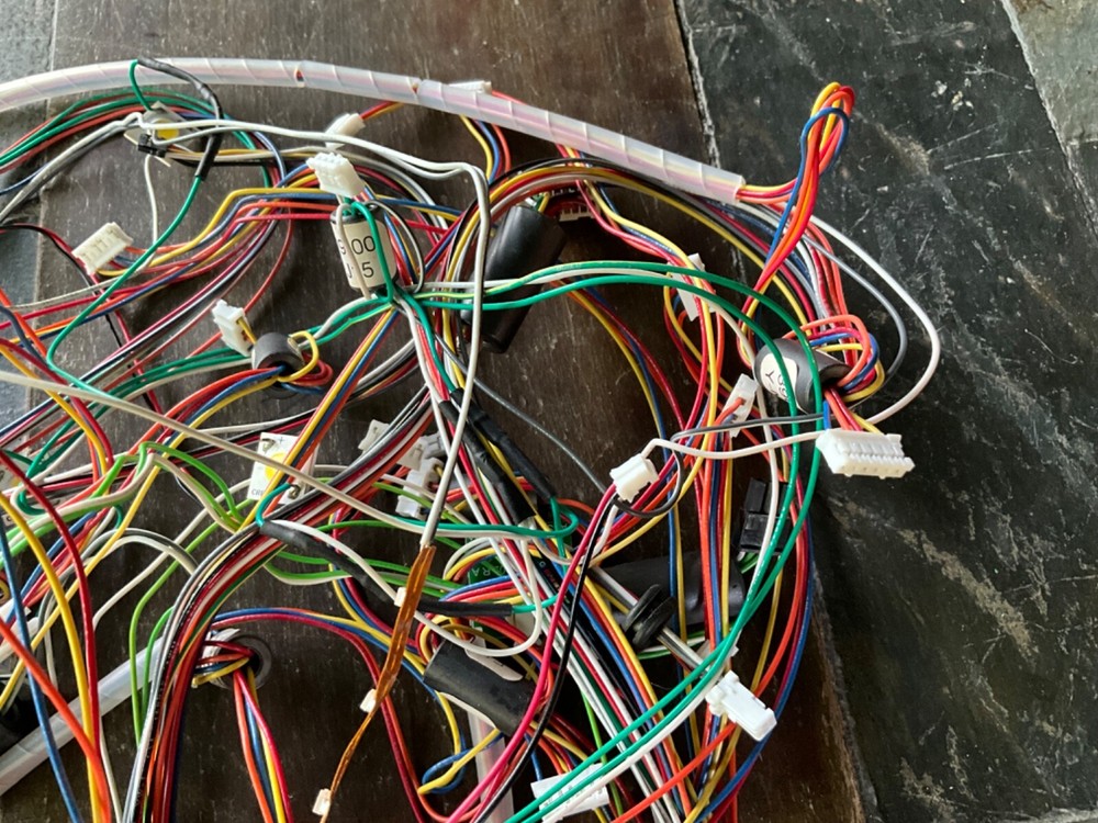 Systems Cube 3D Printer Multiple Screws and wire connectors