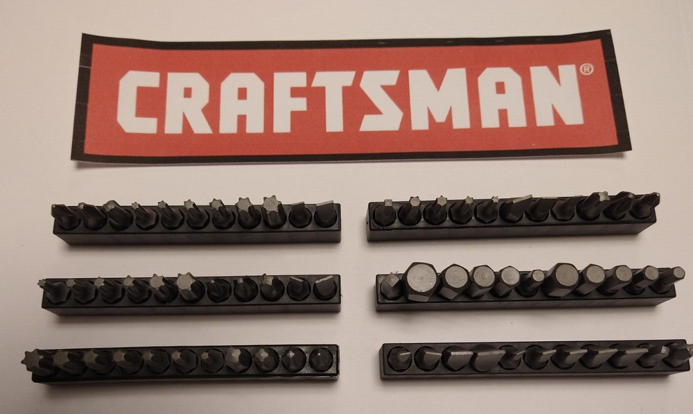 Craftsman 66 Piece Screwdriver Bit Set Phillips Torx Star Square Hex Flathead