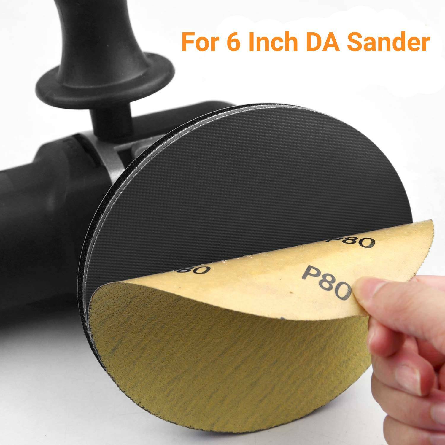 Sanding disc,Sandpaper Roll, Adhesive,PSA Sticky Back, 5" or 6", Grit 40 - 800
