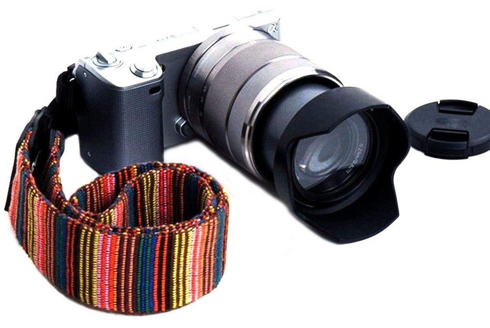 Camera Strap Canvas Multicolor Neck Shoulder Camera Strap with Quick Release ...