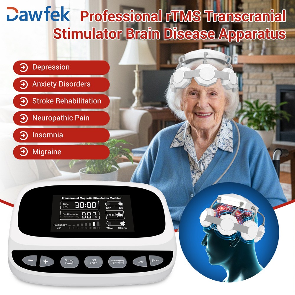 Transcranial Magnetic Stimulation Device Brain Therapy Machine for Depression