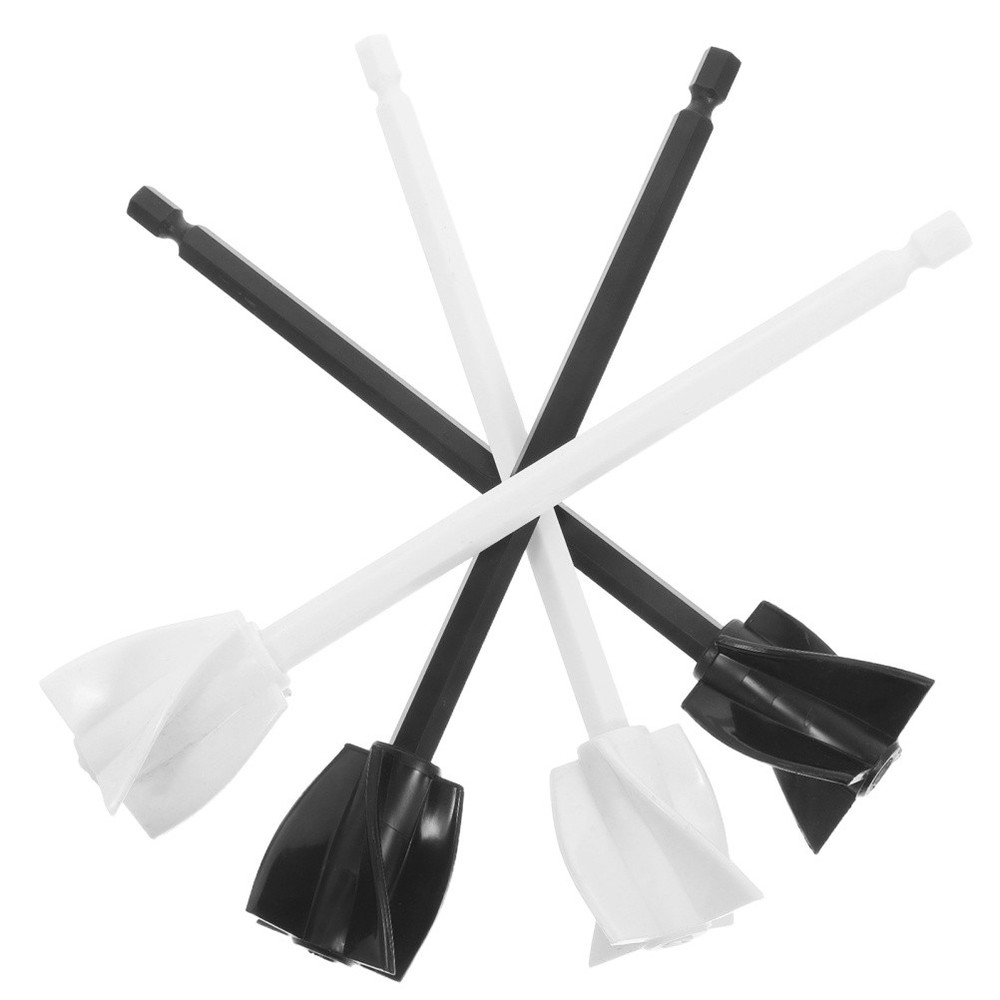 4 Pcs Epoxy Resin Drill Mixer Attachment Spiral Paint Stirring Tools