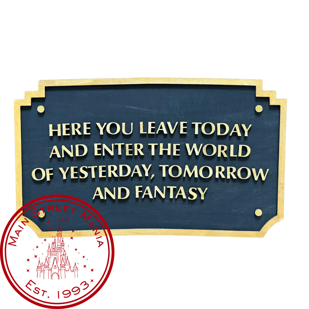 Disneyland Entrance Sign Replica Disney Inspired