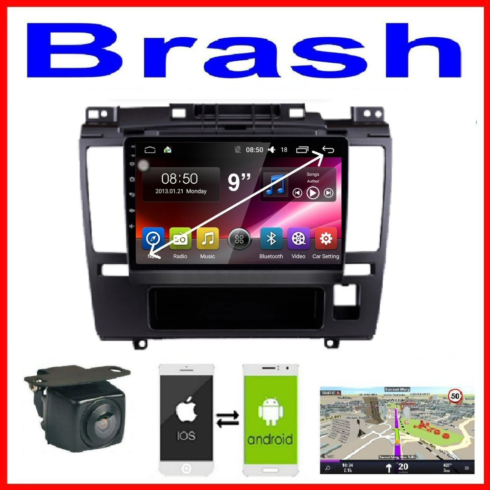 for TIIDA 2006-13 GPS WIRELESS APPLE CARPLAY ANDROID AUTO CAMERA DAB TPMS DVR