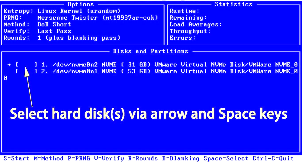 Hard Drive Eraser Data Destroyer USB Bootable Thumb Drive Stick Wipe HDD Disk