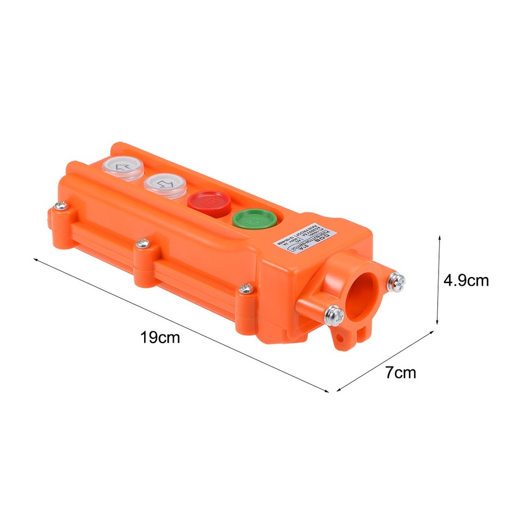 Hoist Crane Pendant Control Station Push Button Switch Up Down ON OFF