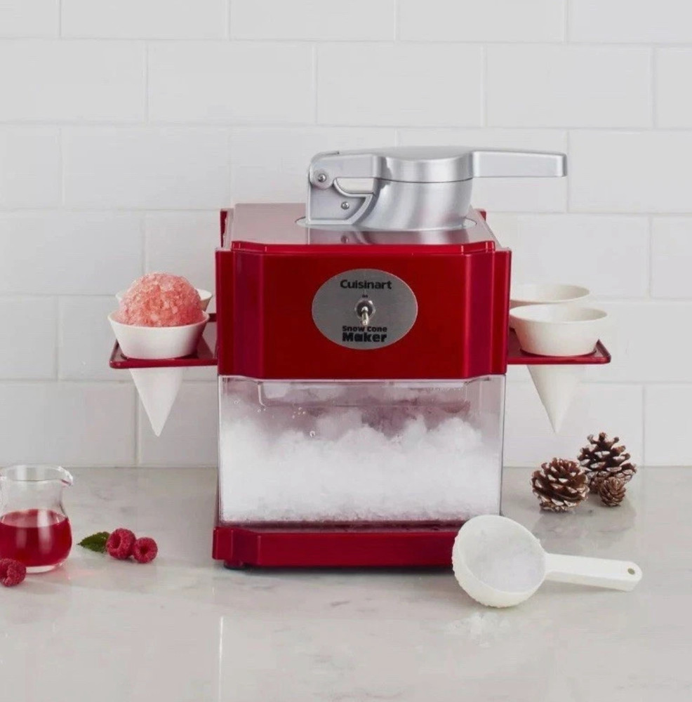 20 Oz. Red Countertop Snow Cone Machine