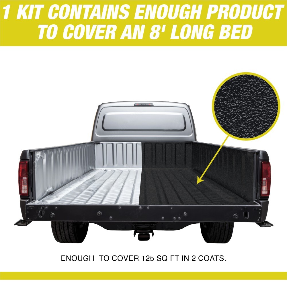 Rhinox Black 2 Gallon Urethane Spray-On Truck Bed Liner Kit with Spray Gun