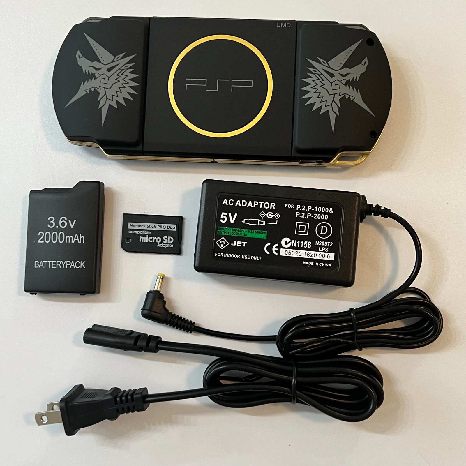 Sony PSP 3000 PSP 1000 System Bundle w/ 64gb & QUALITY Battery & Charger