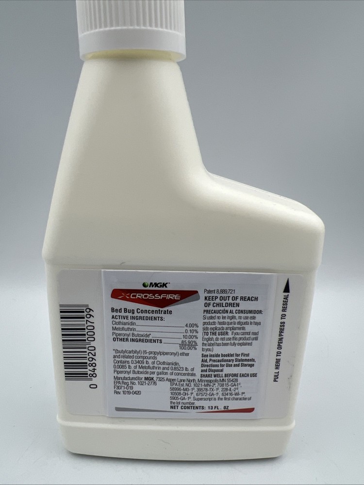Crossfire Concentrate 13 oz Insecticide -  Powerful Bedbug Elimination.FREE SHIP