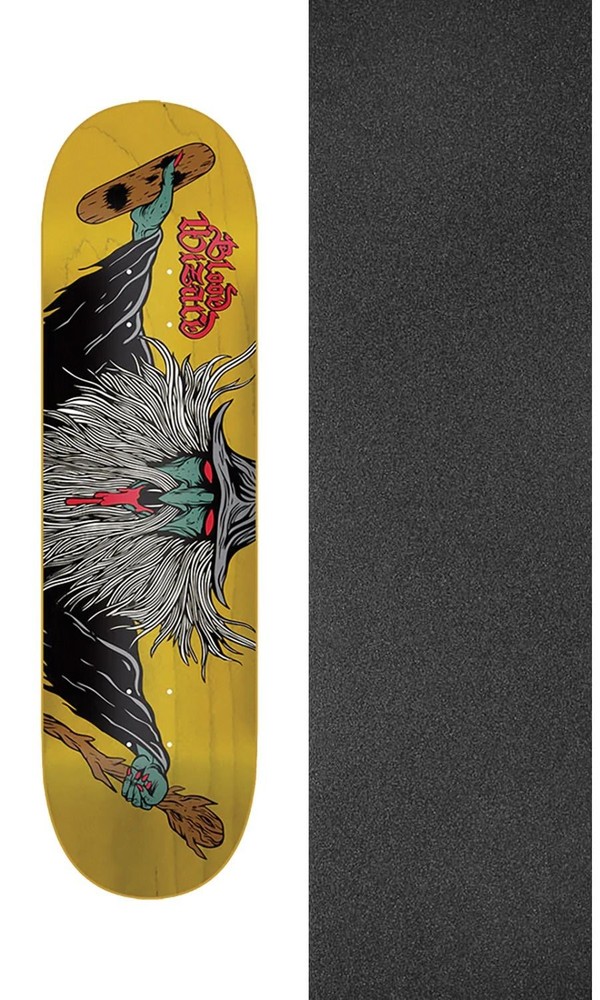 Blood Wizard Skateboards Flying Wizard 8" Skateboard Deck + griptape