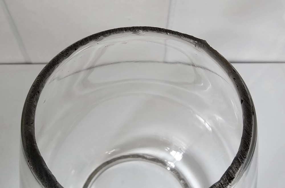 Extended Base Clear Glass Railroad Lantern Tall Globe